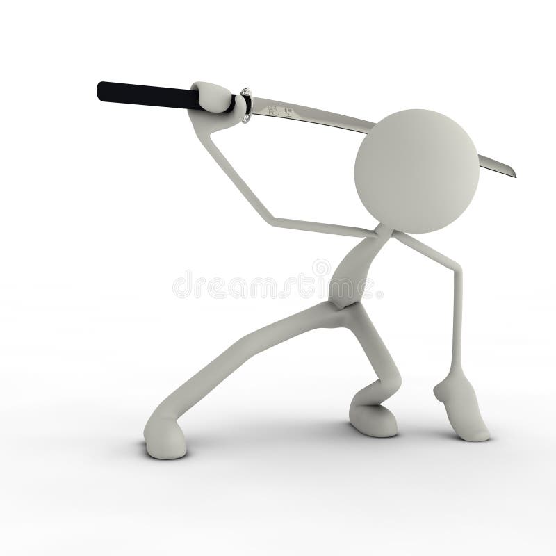 Katana Ninja 2 stock de ilustración