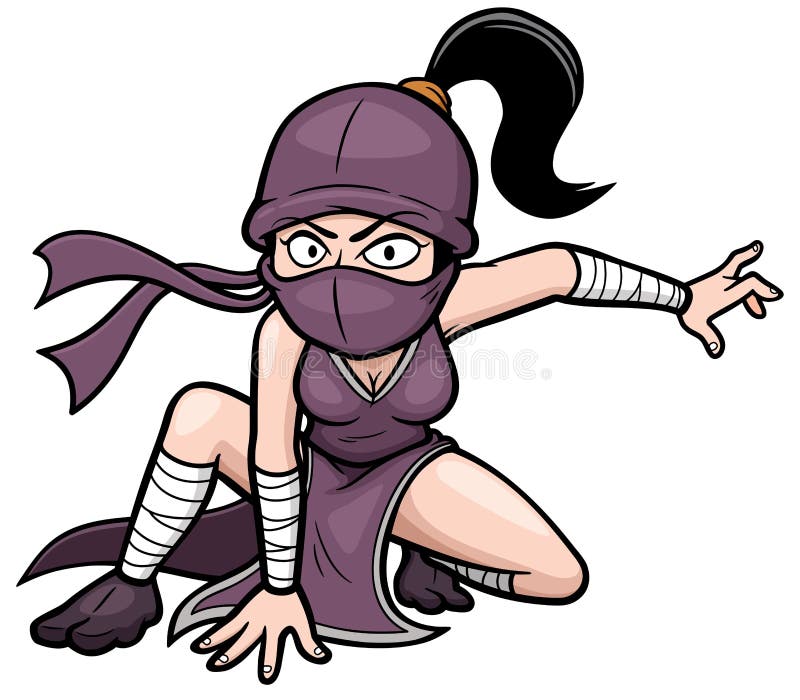 Ninja Cartoon Illustration, coleção de Ninja dos desenhos animados,  Personagem de desenho animado, pintado png