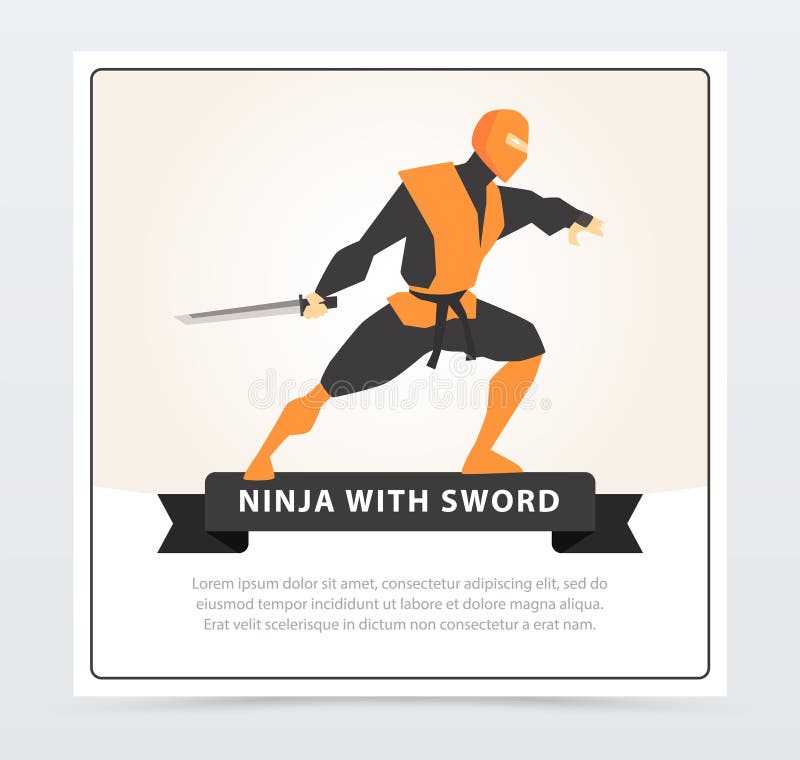 Vetores de Personagem De Ninja Assassino Em Um Treinamento De Traje  Completo Preto Com Espada De Bambu Na Mão Arte Marcial Japonesa Vector  Ilustração e mais imagens de Adulto - iStock