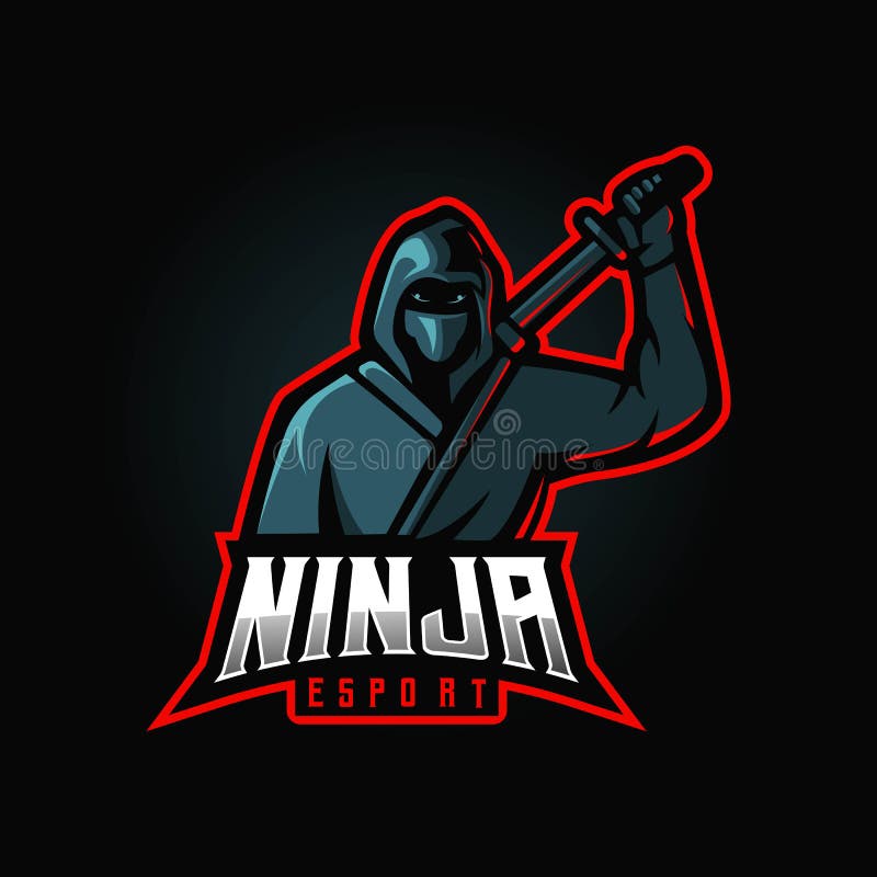 Ninja gaming logo stock vector. Illustration of gaming - 201601461