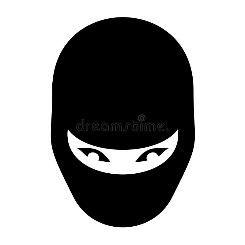 Ninja symbol design stock vector. Illustration of warrior - 113986696