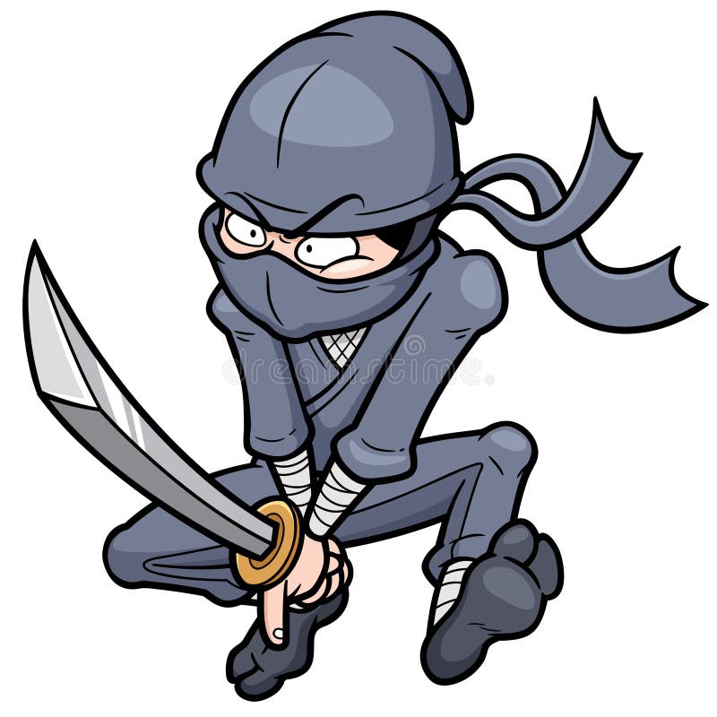 Ninja royalty free illustration