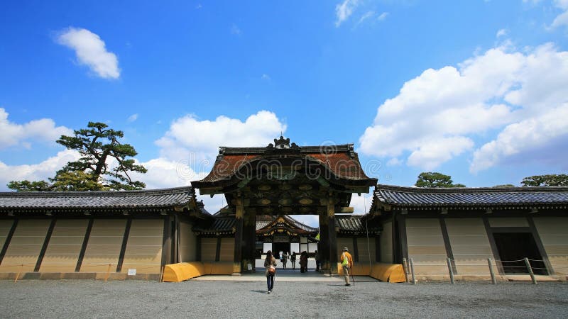 Ninomaru Palace's main entrance of Nijo castle in Kyoto royalty free stock image Ninomaru Palace's main entrance of Nijo castle in Kyoto royalty free stock image