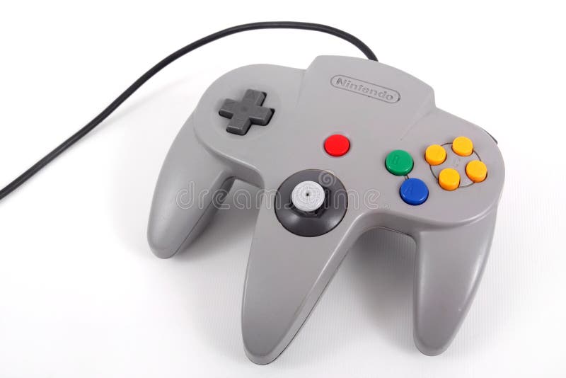 Nintendo 64 controlemechanisme royalty-vrije stock fotografie Nintendo 64 controlemechanisme royalty-vrije stock fotografie