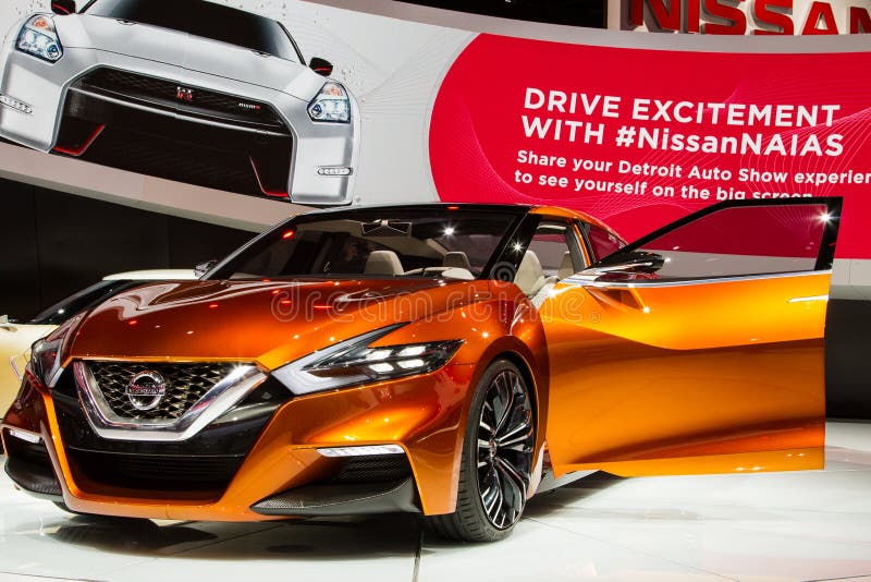 Nissan Concept Sports Sedan imagen de archivo Nissan Concept Sports Sedan imagen de archivo