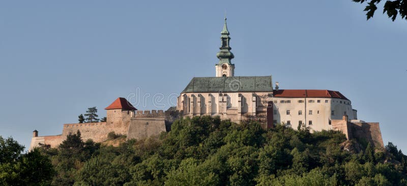 Nitransky hrad castle in Slovakia