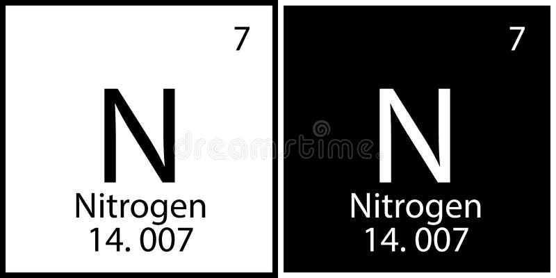 Nitrogen Periodic Table Elements Stock Illustrations – 20 ...