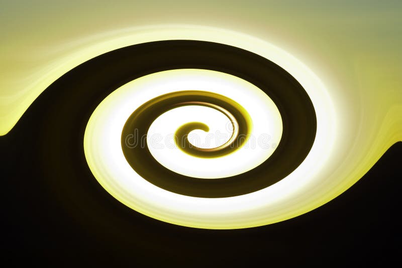 An abstract twirl shape. An abstract twirl shape