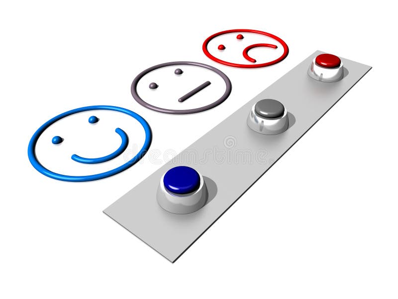 Niveau de satisfaction illustration de vecteur Niveau de satisfaction illustration de vecteur