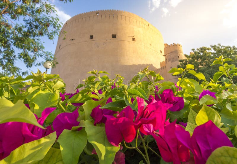 View from Nizwa Fort, Oman stock image. Image of barren 47640977
