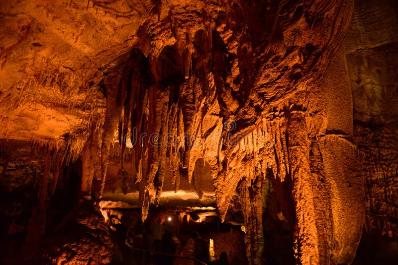 Niágara congelado, parque nacional de la cueva gigantesca, los E.E.U.U.