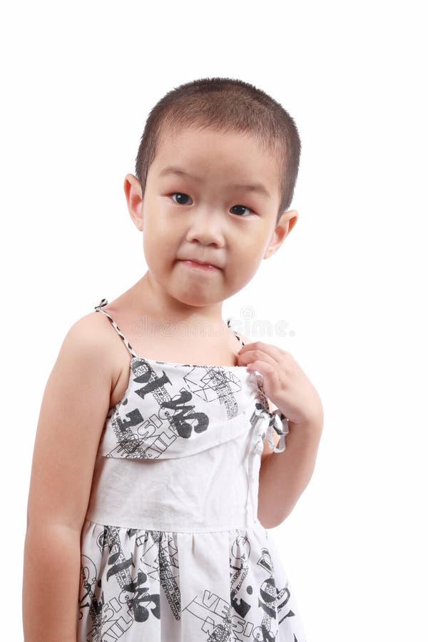 Niña china foto de archivo. Imagen de porcelana, adorable 15495680