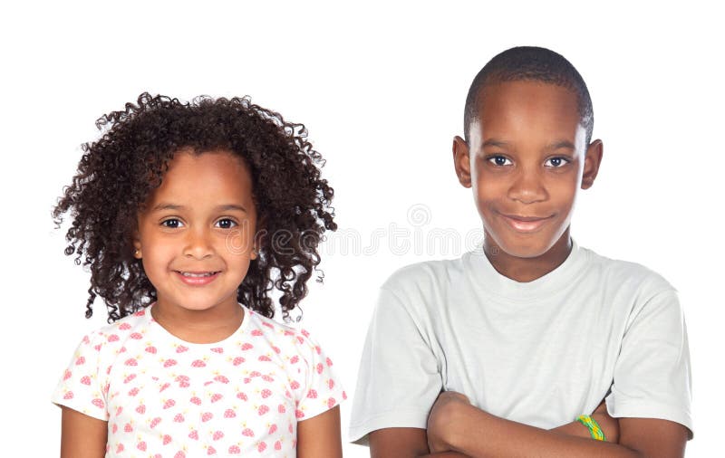 Niños africanos de los hermanos imagenes de archivo Niños africanos de los hermanos imagenes de archivo