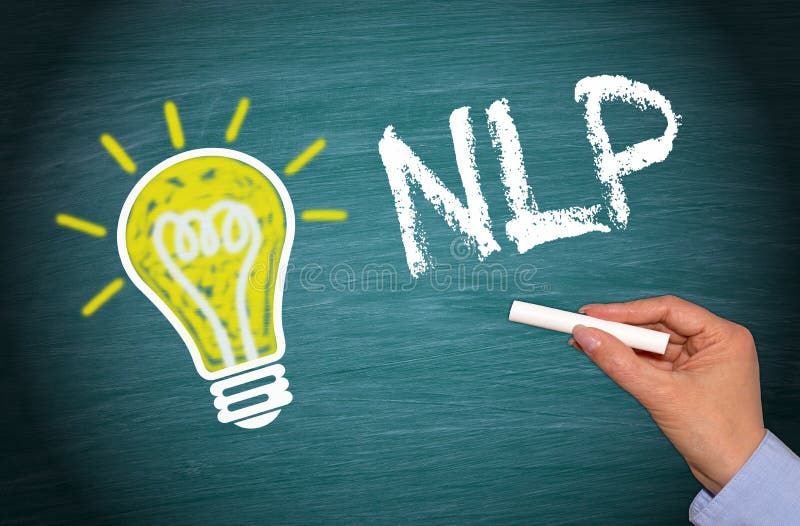 NLP - Neuro Linguistic Programming stock photo