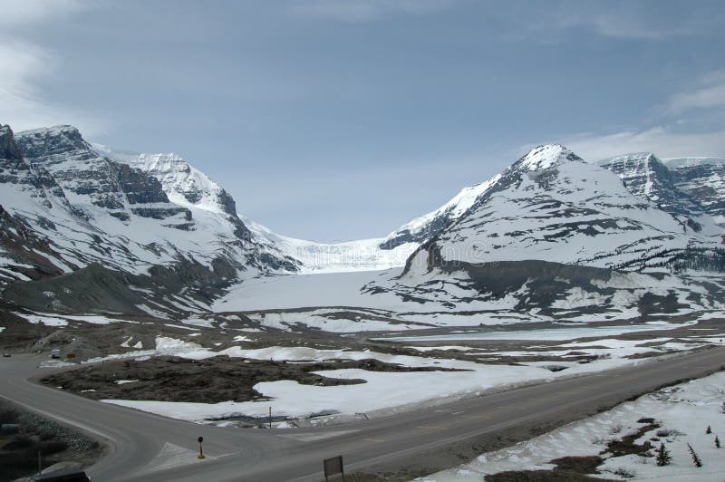 NNorth American mountains and glacier