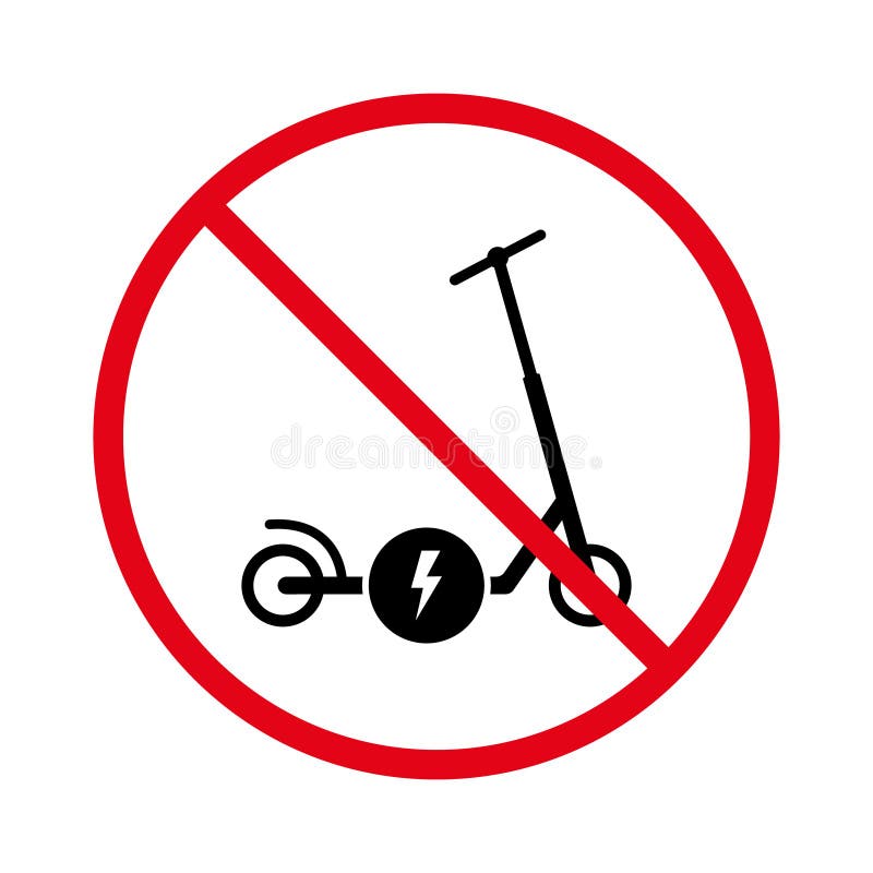 Bicycle Access Forbidden Road Sign Stock Vector - Illustration of  restricted, attention: 224827653