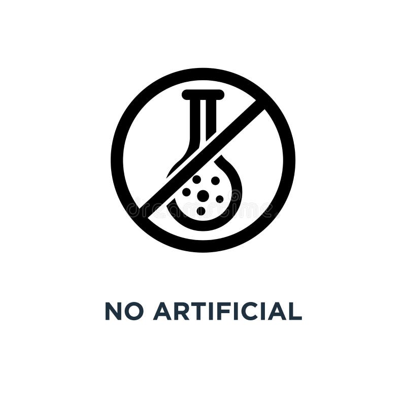 No Artificial Flavours Icon. No Artificial Flavours Concept ...