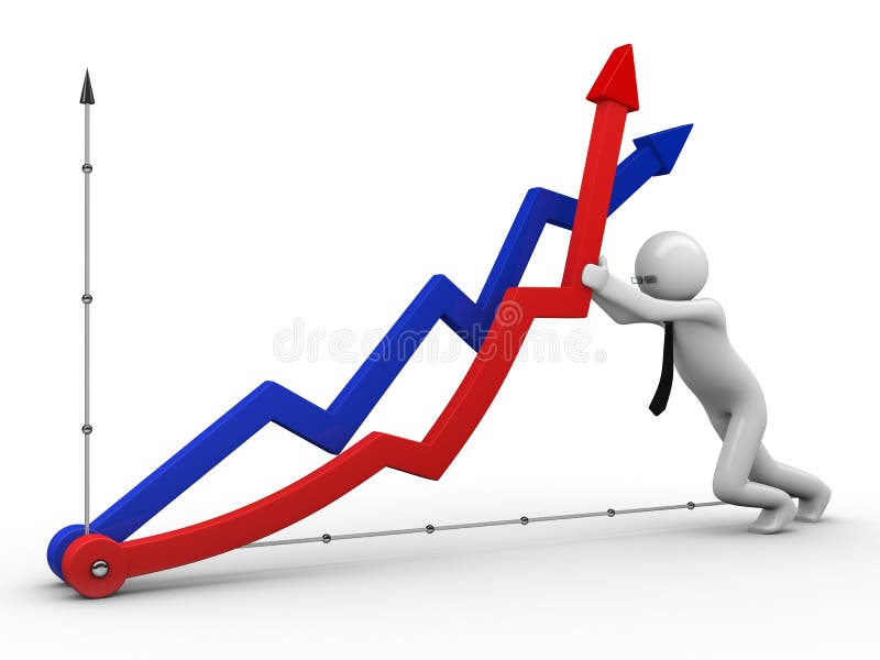 No baja, la economía stock de ilustración. Ilustración de crecimiento -  12043220