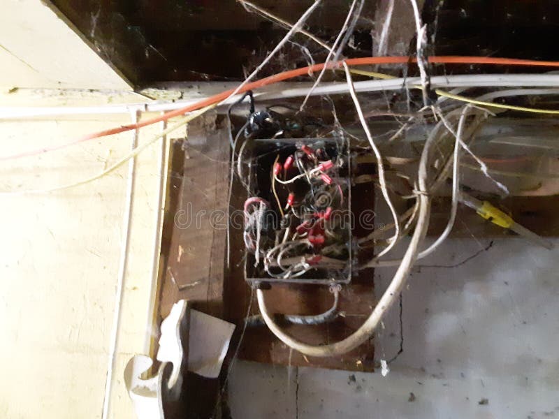 No Brakers Electrical Nightmare Fire Hazard Stock Image Image of