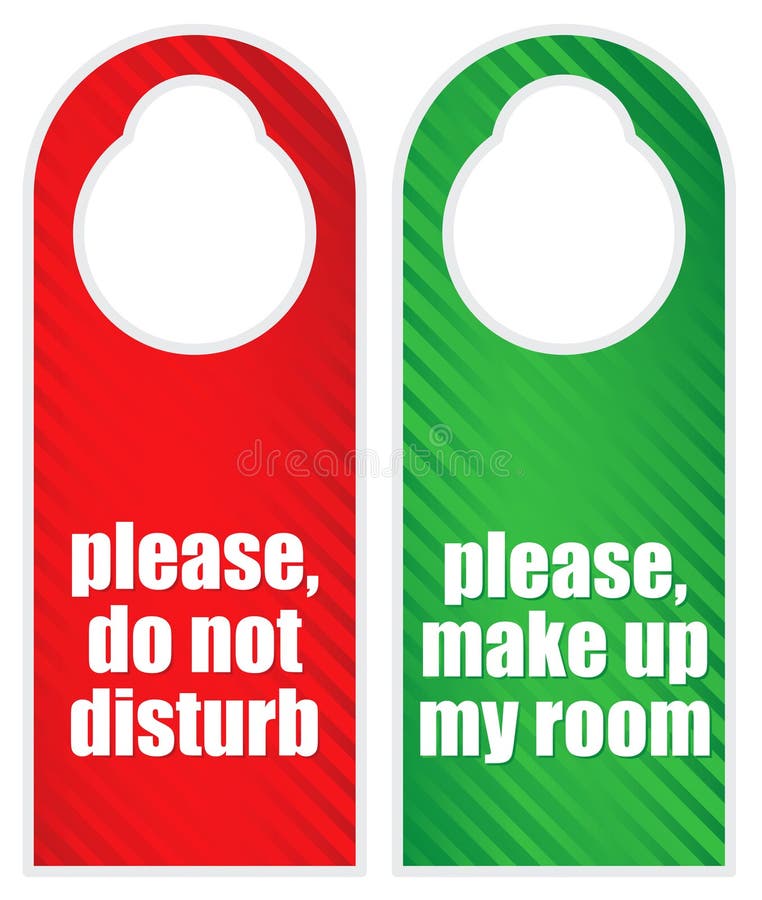 No disturbe y no componga mis tarjetas del sitio ilustración del vector No disturbe y no componga mis tarjetas del sitio ilustración del vector