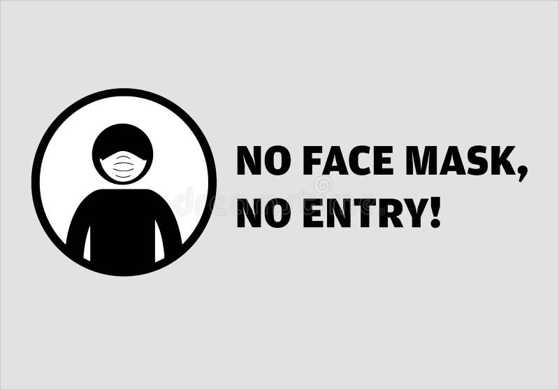 No Mask No Entry Sign Printable | themillionair.com