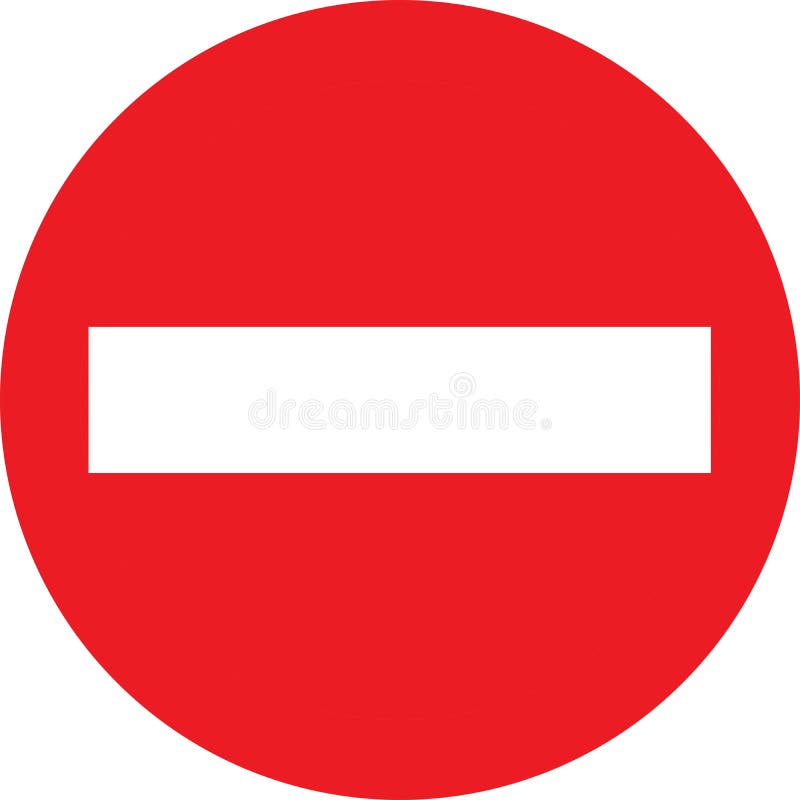 No entry sign