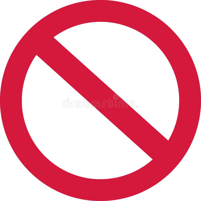 No photo forbidden sign on white Royalty Free Vector Image