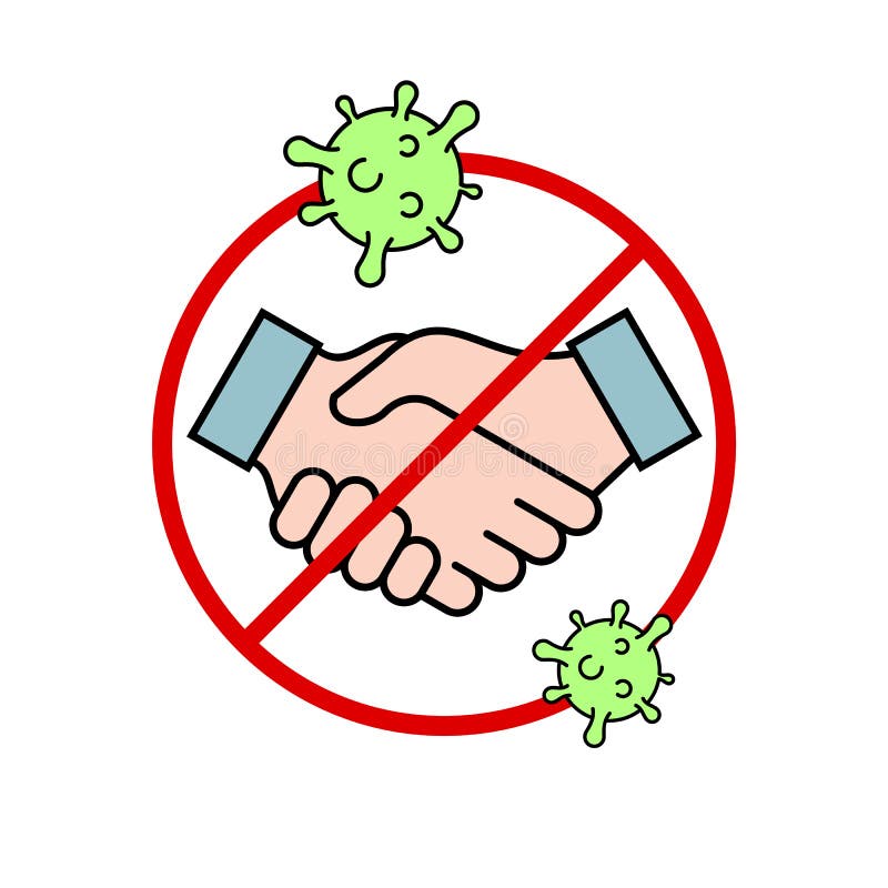 5 PACK Stop Virus Transmission No Handshake Button 