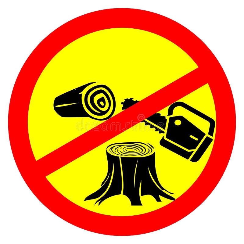 Illegal logging sketch