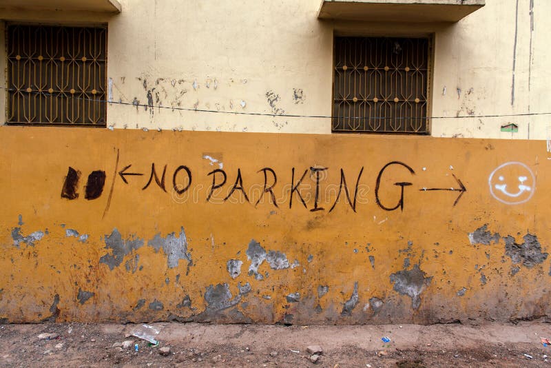 Graffiti parking hi-res stock photography and images - Alamy