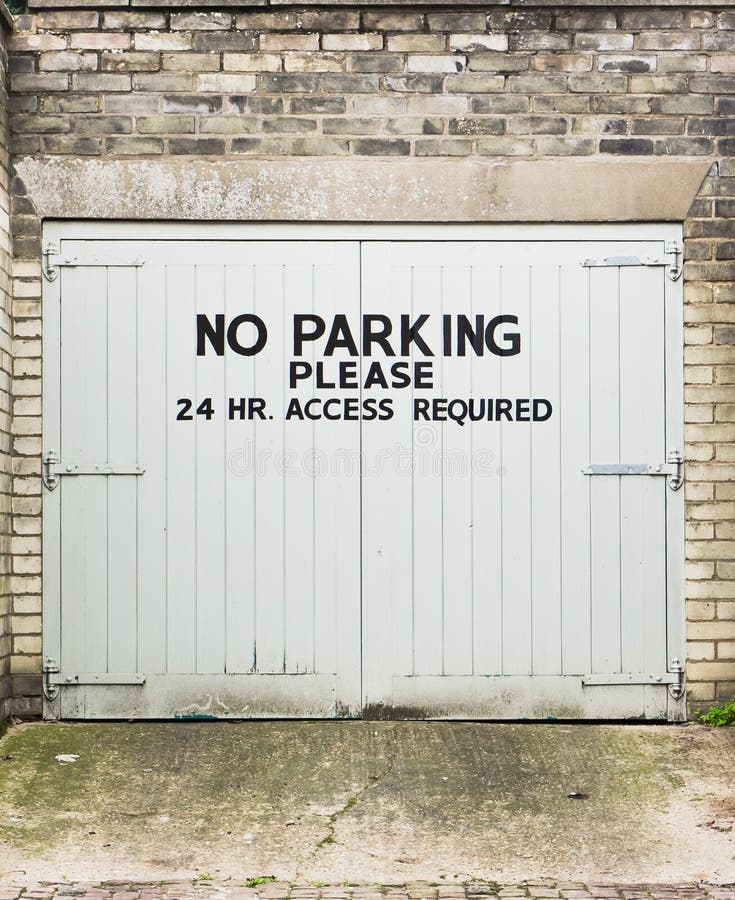 No parking stock photo