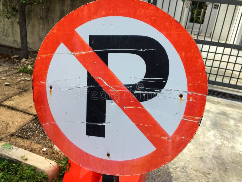 No parking signboard stock photo. Image of signboard 130517400