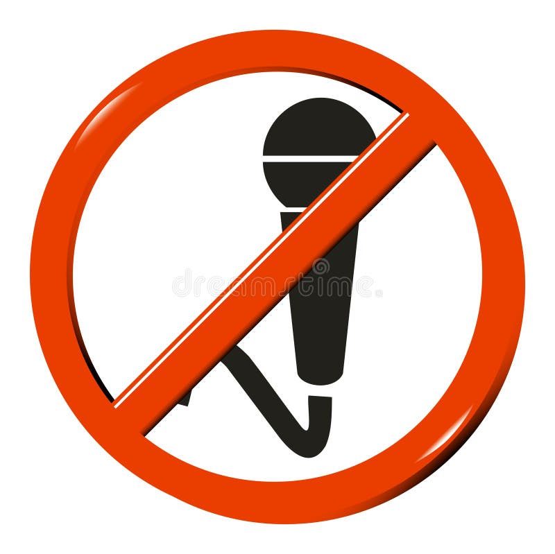 No recording stock illustration