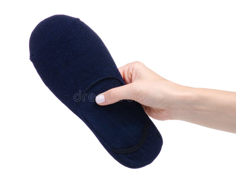 No show socks in hand stock photo. Image of leisure 179983590