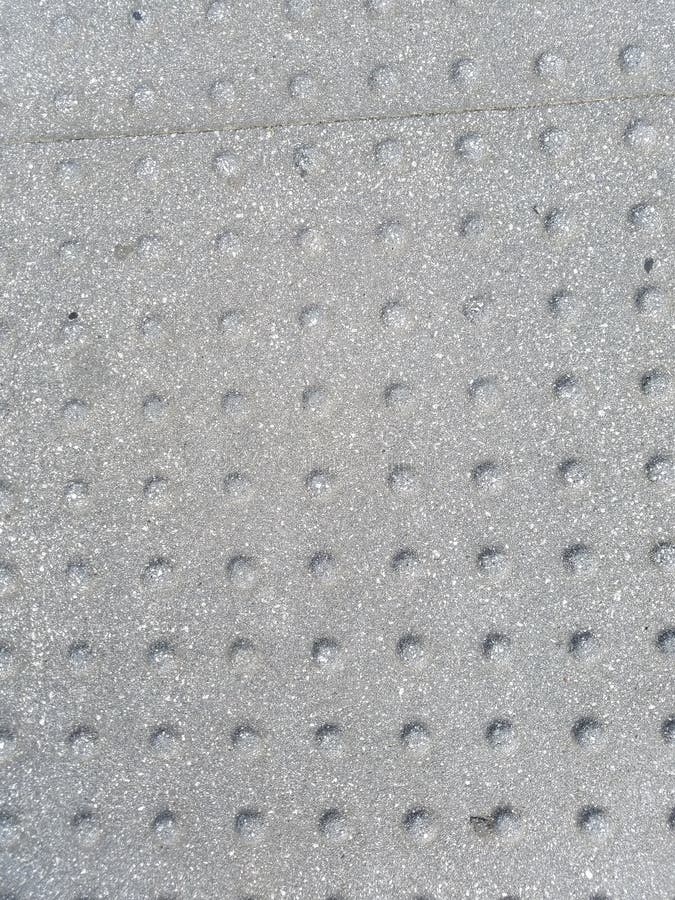 No slip textured concrete on a side walk