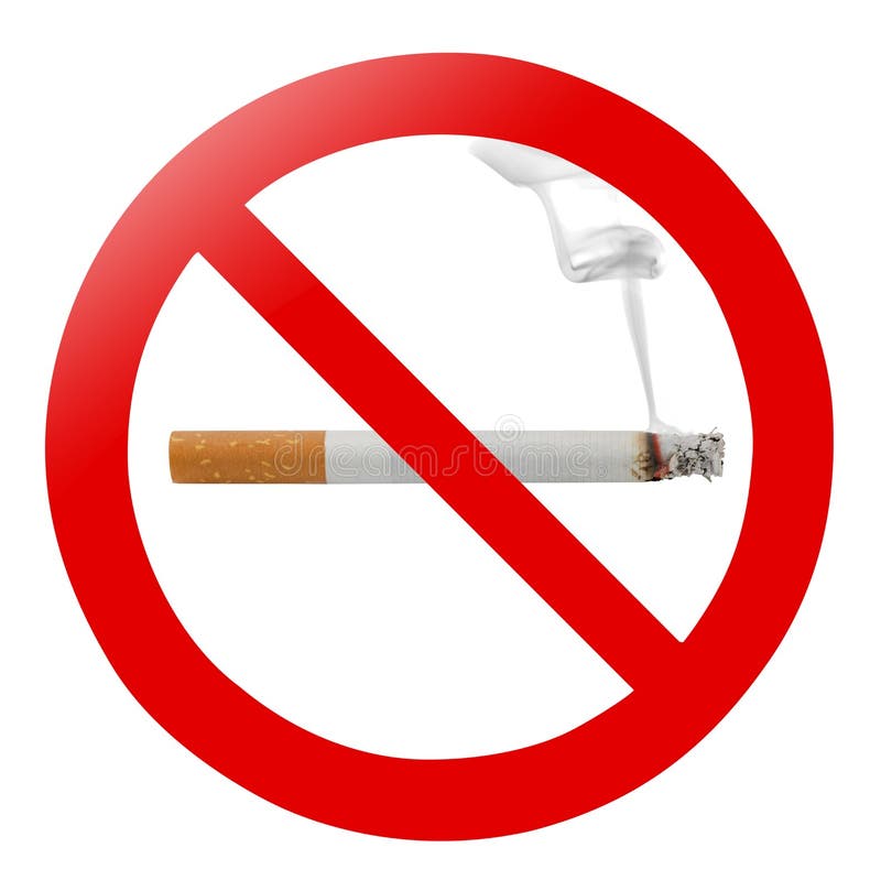 No smoking stock photo. Image of medicine, isolated, burnt 21439882