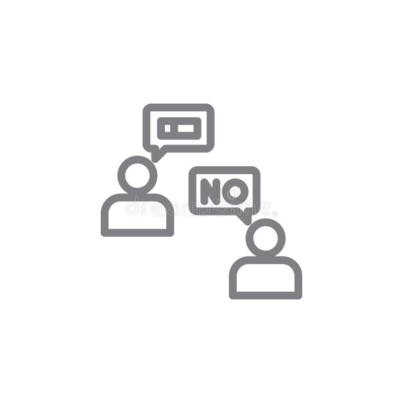 No smoking dialogue outline icon. Elements of smoking activities illustration icon. Signs and symbols can be used for web, logo, vector illustration No smoking dialogue outline icon. Elements of smoking activities illustration icon. Signs and symbols can be used for web, logo, vector illustration