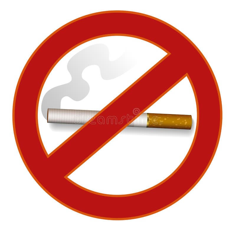 No smoking sign stock vector. Illustration of exclude - 1985385