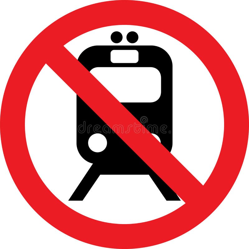 Do Not Move Train Sign