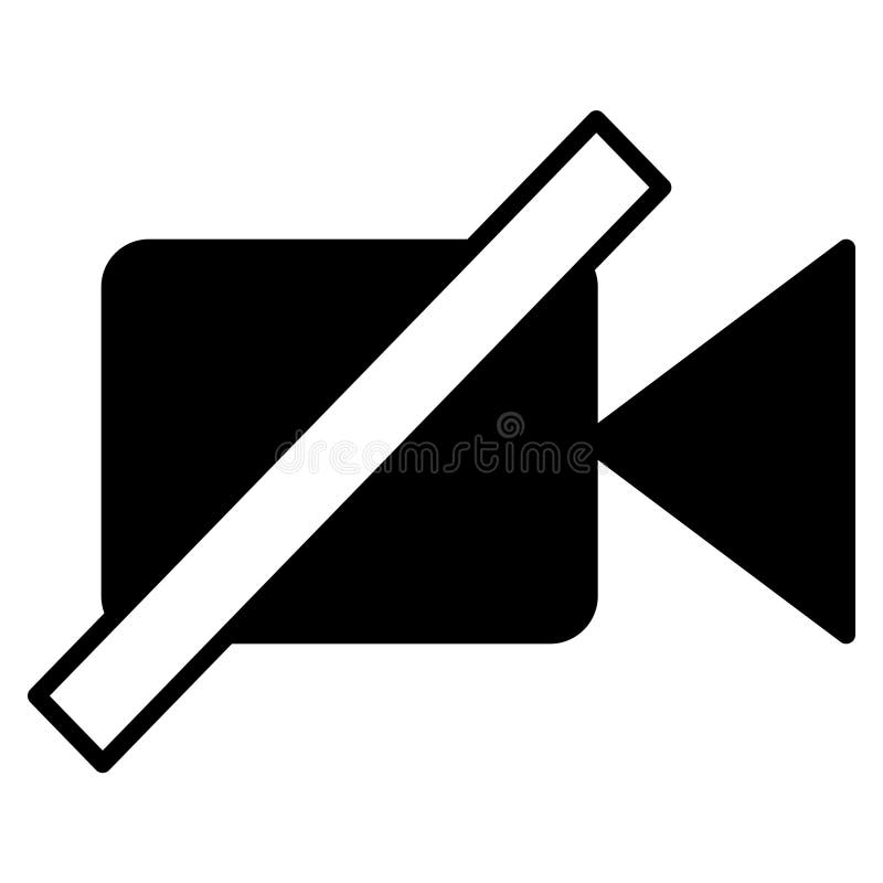 No Video stock illustration