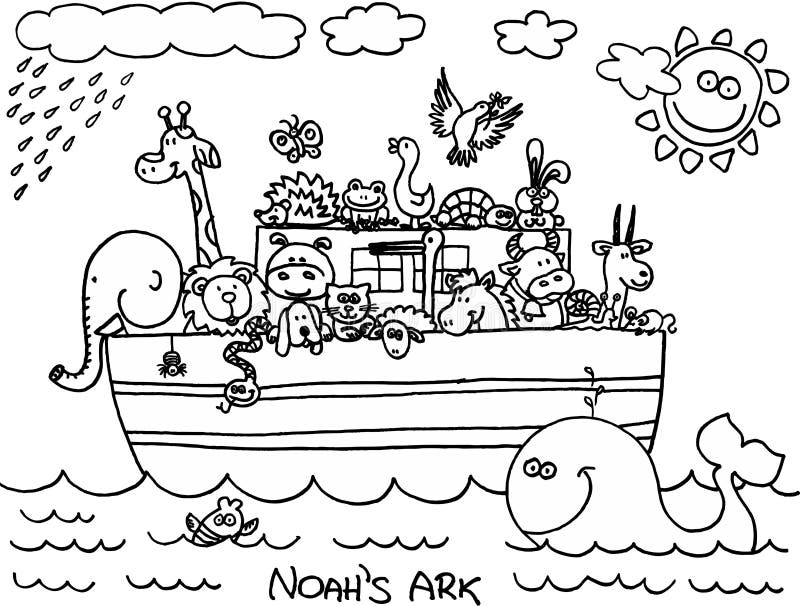 Noahs Ark stock illustration. Illustration of history - 8440532