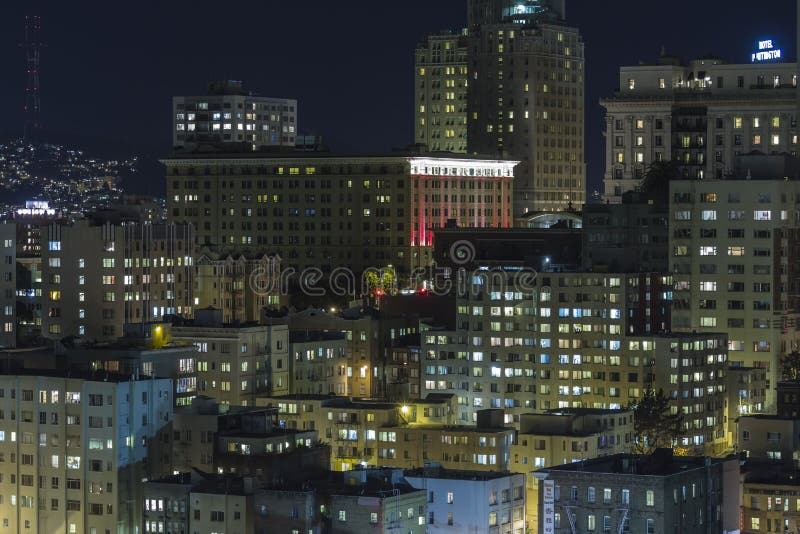 Nob Hill in San Francisco stock photo. Image of downtown 6796272