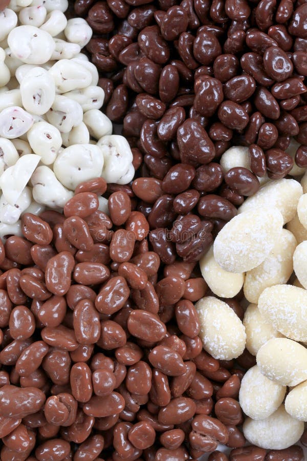 Noci e frutta coperte cioccolato fotografia stock libera da diritti Noci e frutta coperte cioccolato fotografia stock libera da diritti