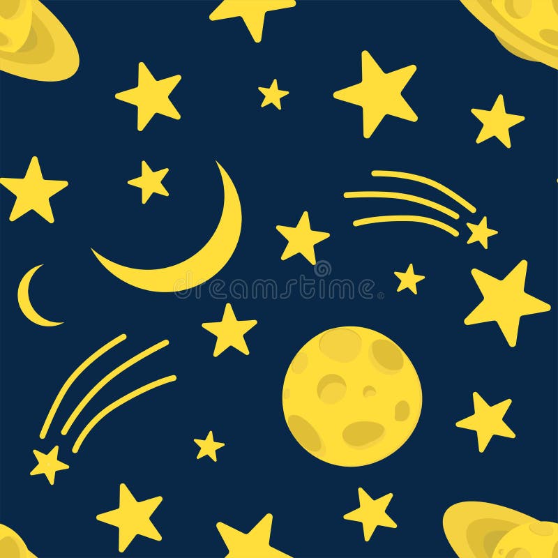 Nocy t?o, gwiazdy na zmroku, Saturn, ksi??yc, komety i ja?nienia, - niebieskie niebo, wektorowa ilustracja Dobranoc poj?cie royalty ilustracja Nocy t?o, gwiazdy na zmroku, Saturn, ksi??yc, komety i ja?nienia, - niebieskie niebo, wektorowa ilustracja Dobranoc poj?cie royalty ilustracja