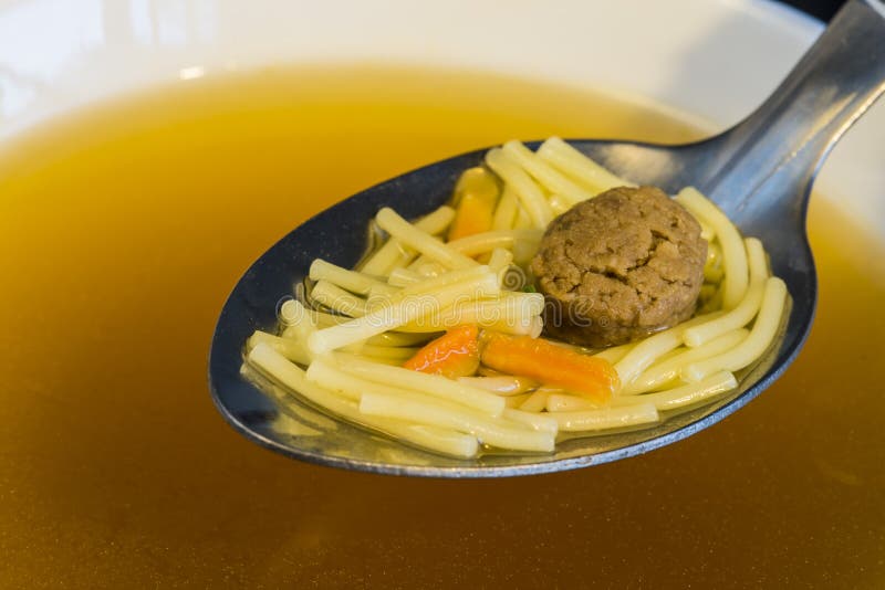 Noddle Soup with Beef Balls Stock Image Image of bowl, white 35890817