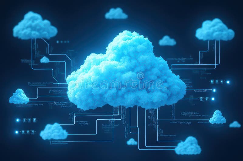 Node JS Hosting Options vector illustration
