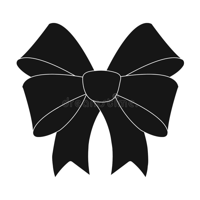 Node, ornamentals, frippery, and other web icon in black style.Bow, ribbon, decoration