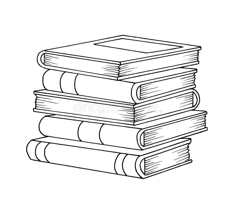 Noir et blanc - livres illustration stock. Illustration du enfants -  12805852