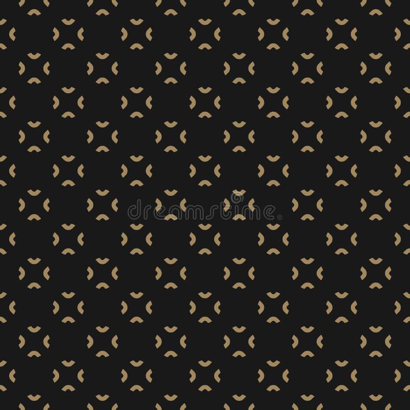 Noir simple et modèle floral abstrait d'or Fond royal illustration stock Noir simple et modèle floral abstrait d'or Fond royal illustration stock