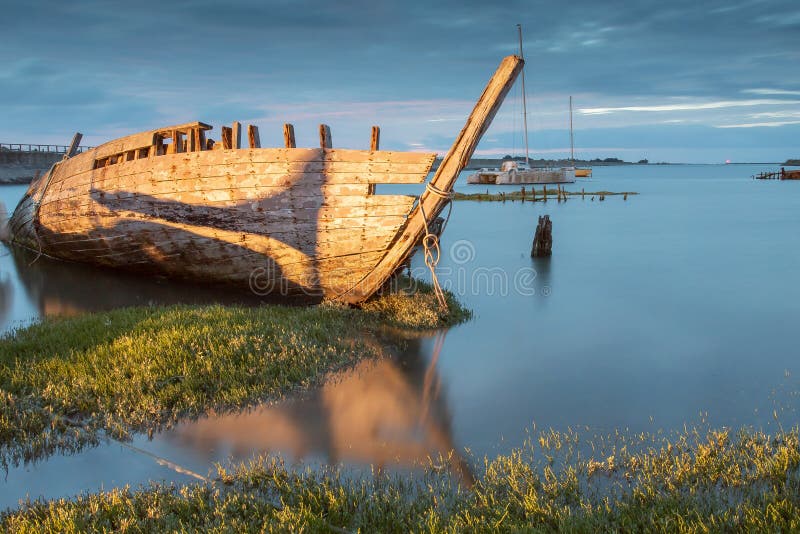 The Noirmoutier boats cemetery.